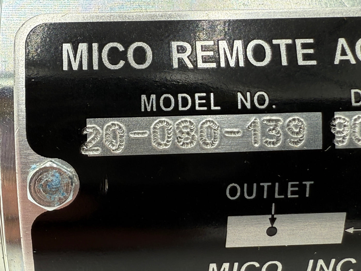 20-080-139 ZF Mico Actuator (Hydraulic Oil Application)