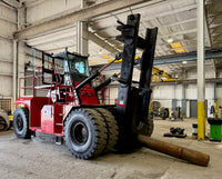 Taylor TE900SX Coil Hauler Forklift (Fully Rebuilt) Equipped with Steel Coil Ram