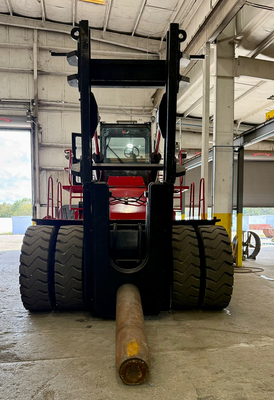 Taylor TE900SX Coil Hauler Forklift (Fully Rebuilt) Equipped with Steel Coil Ram