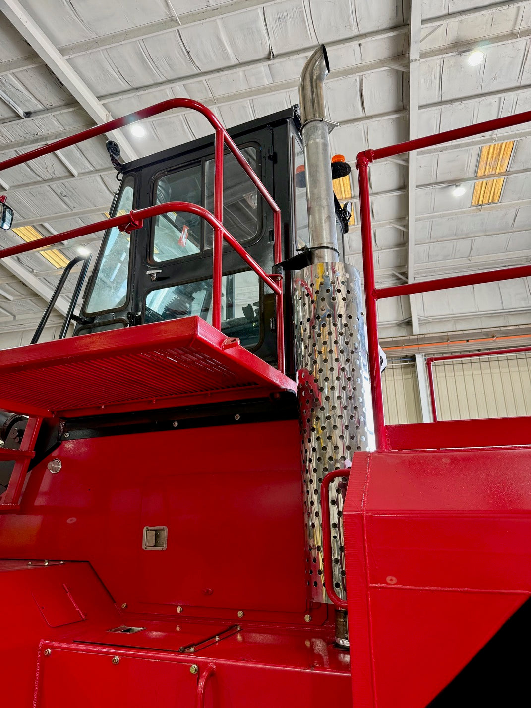 Taylor TE900SX Coil Hauler Forklift (Fully Rebuilt) Equipped with Steel Coil Ram