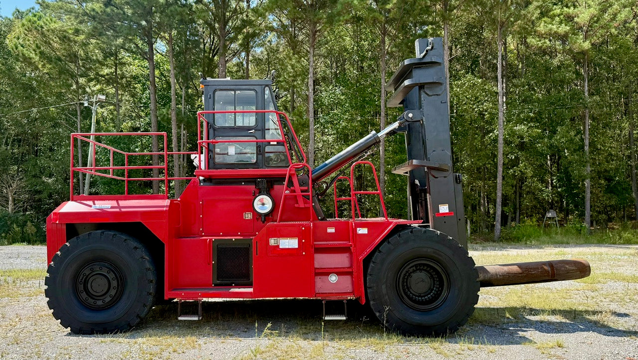 Taylor TE900SX Coil Hauler Forklift (Fully Rebuilt) Equipped with Steel Coil Ram